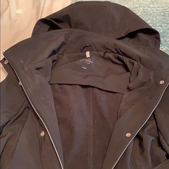 Jessica Simpson Black Trench Coat - Picture 2 of 4